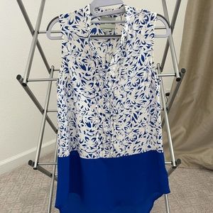 Tunic button down. 100%silk. Maeve brand (Anthropologie)